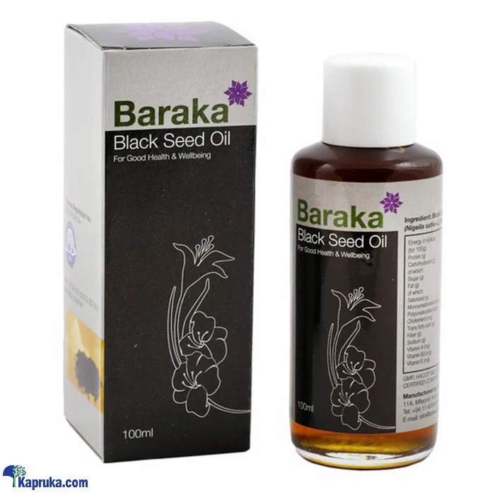 Baraka Black Seed Oil 100ml Online at Kapruka | Product# pharmacy00317