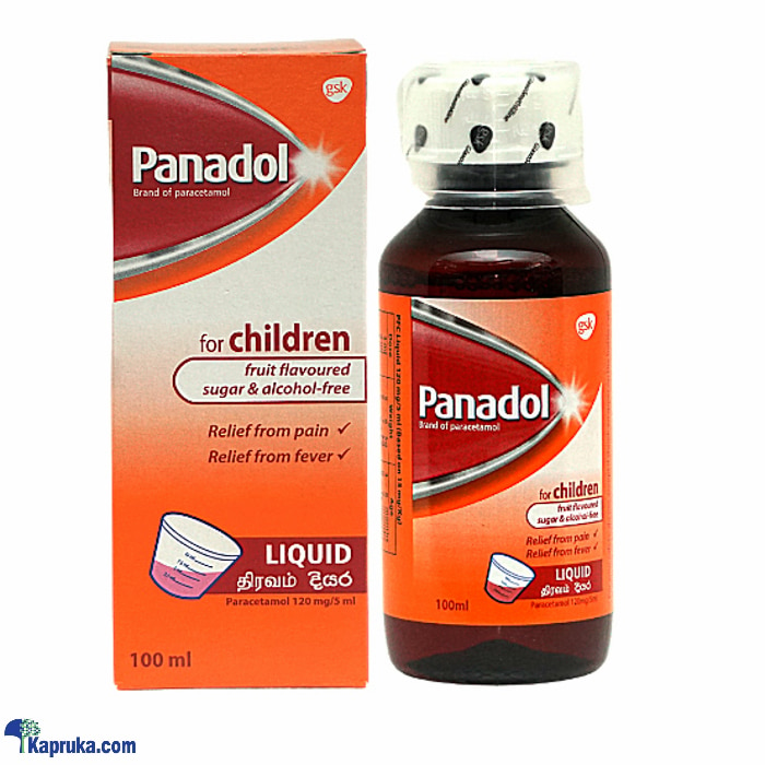 Panadol For Children- Liquid- 100ml Online at Kapruka | Product# pharmacy00352