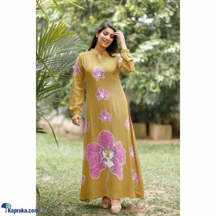Rayon Batik Orchid Dress Online at Kapruka | Product# clothing05471
