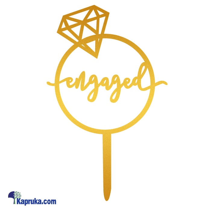 Engaged Cake Topper Online at Kapruka | Product# partyP00194