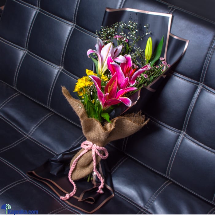 Expressive Flower Bouquet With Lillly And Chrishanthimums Online at Kapruka | Product# flowers00T1328