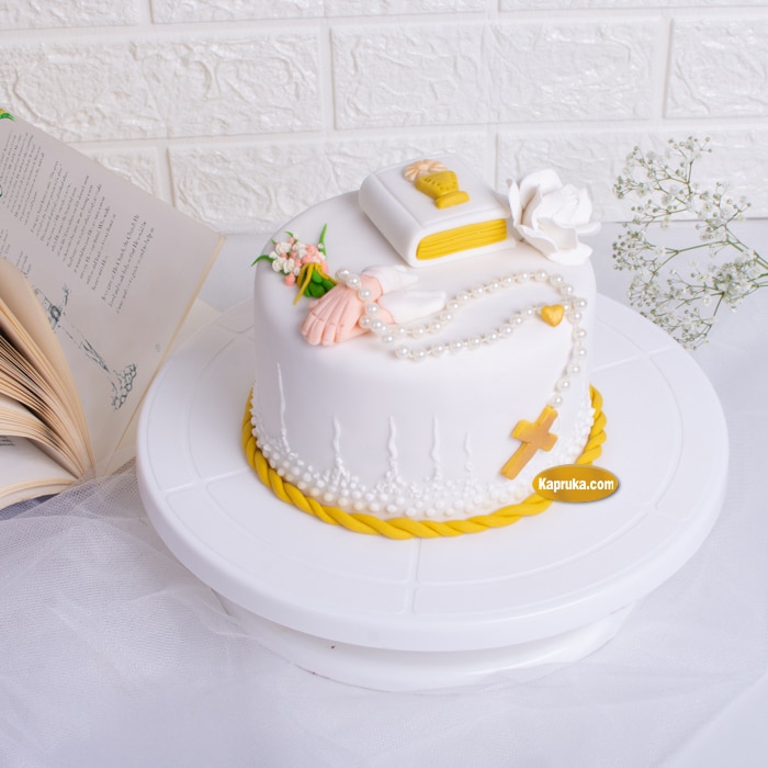 Christening Cake - Holy Communion Cake Online at Kapruka | Product# cake00KA001351