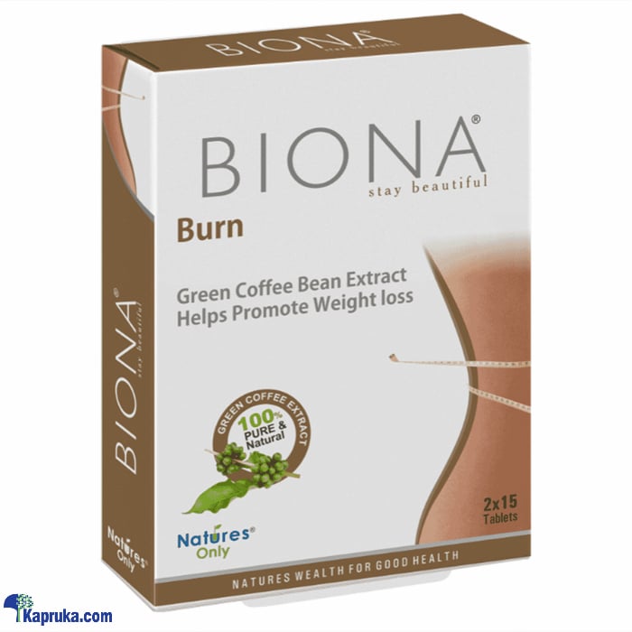 Biona Burn Tabs- 30s Online at Kapruka | Product# pharmacy00359