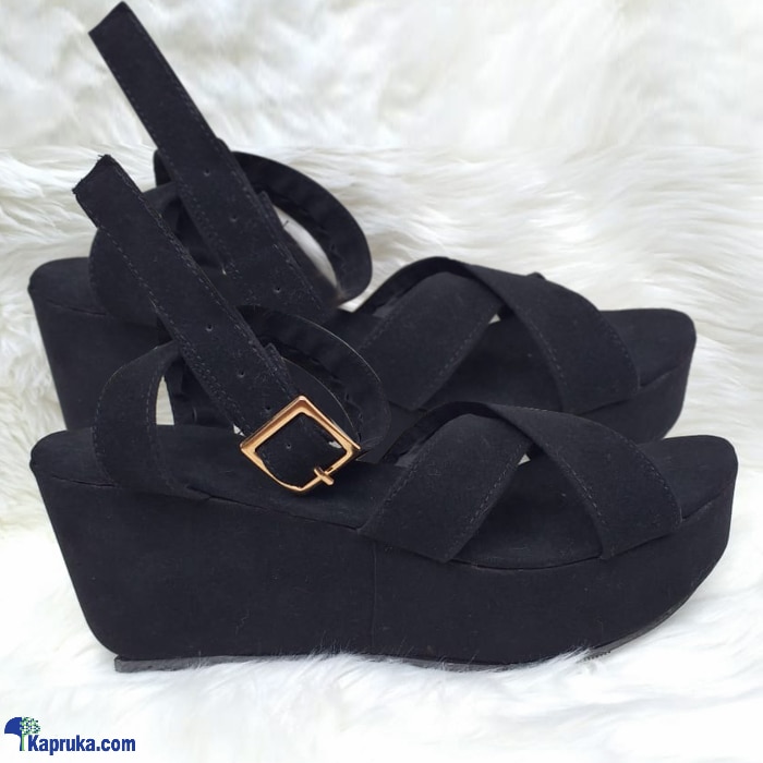 Velvet Women Platform Sandals Wedge Heels Online at Kapruka | Product# fashion002660