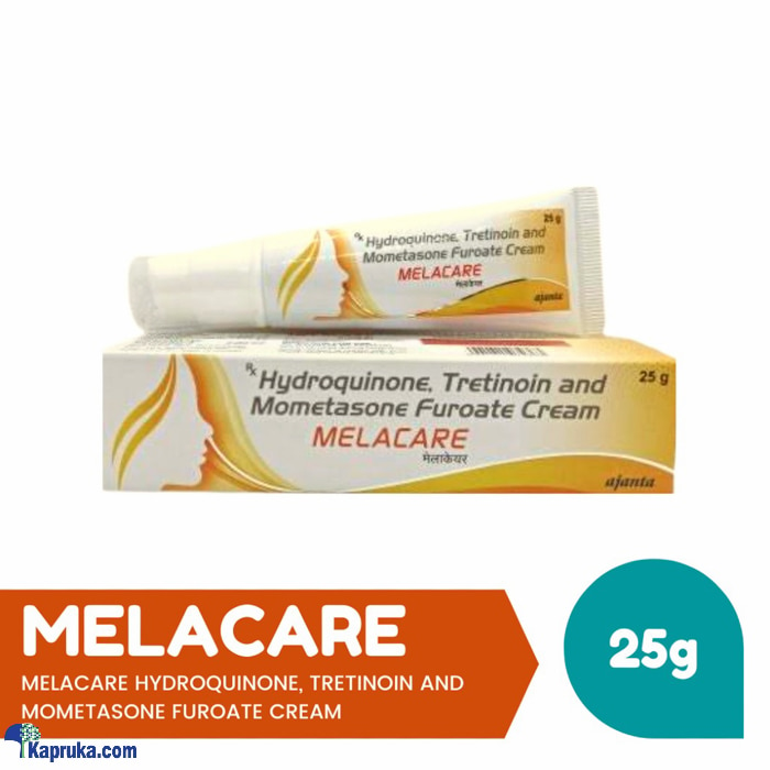 MELACARE HYDROQUINONE, TRETINOIN AND MOMETASONE FUROATE CREAM - 25G Online at Kapruka | Product# pharmacy00364