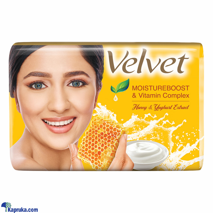Velvet Soap Honey And Yoghurt Extract - 95g Online at Kapruka | Product# grocery002577