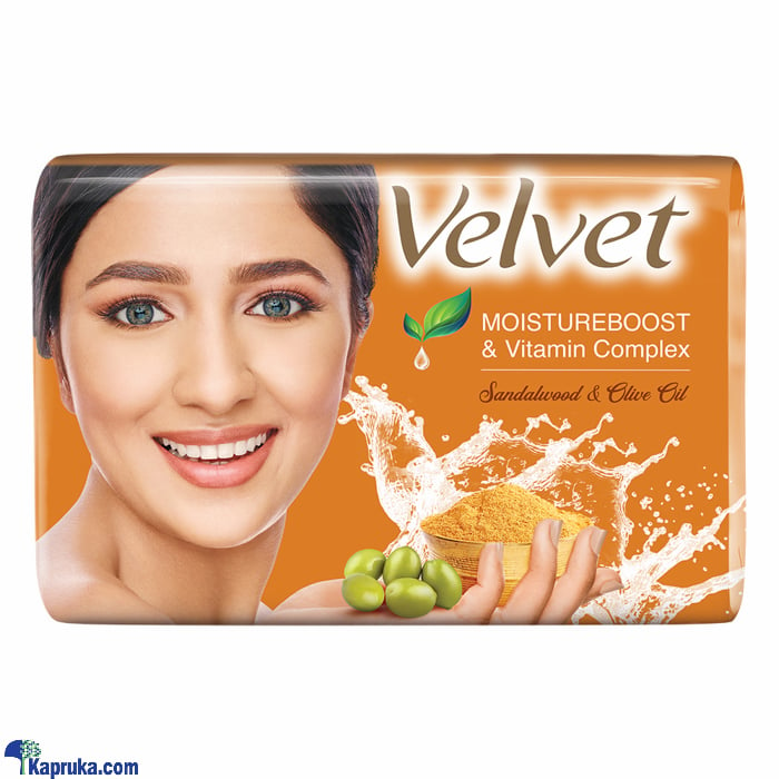 Velvet Soap Sandalwood And Olive Oil - 95g Online at Kapruka | Product# grocery002578
