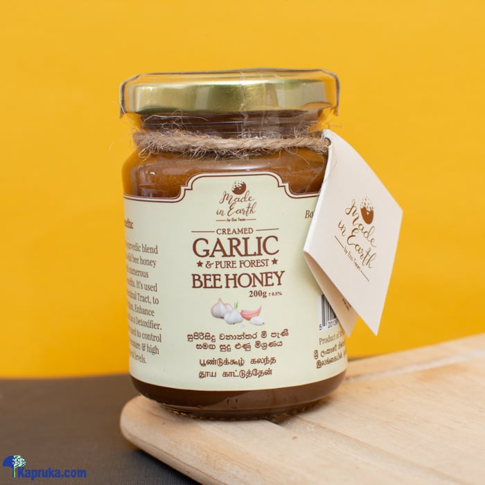 Creamed Garlic & Pure Forest Bee Honey 200g Online at Kapruka | Product# ayurvedic00128