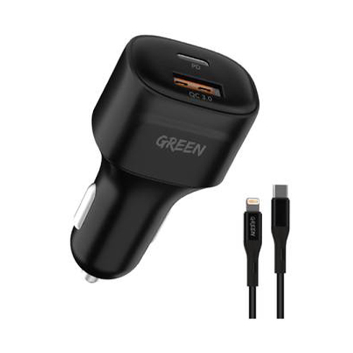 Green Lion Compact Car Charger Dual Port 20W USB Charger With Cable Online at Kapruka | Product# elec00A3917