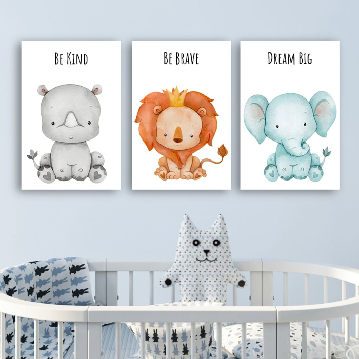 3 Pack Of 'be A Good Baby' Baby Nursery Wooden Wall Art Décor (8x12 Inch) Art Prints For Kids Room Online at Kapruka | Product# babypack00749