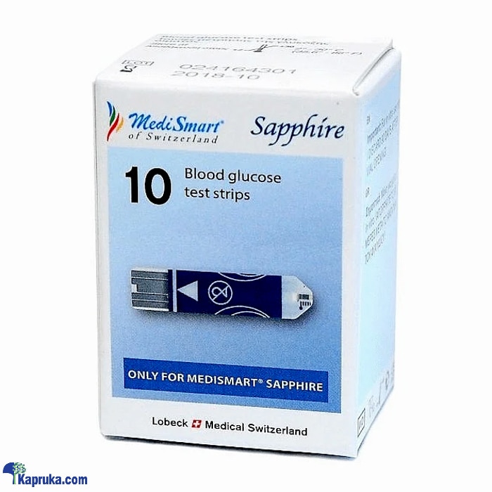 Medismart Sapphire Strip 10pcs Online at Kapruka | Product# pharmacy00422