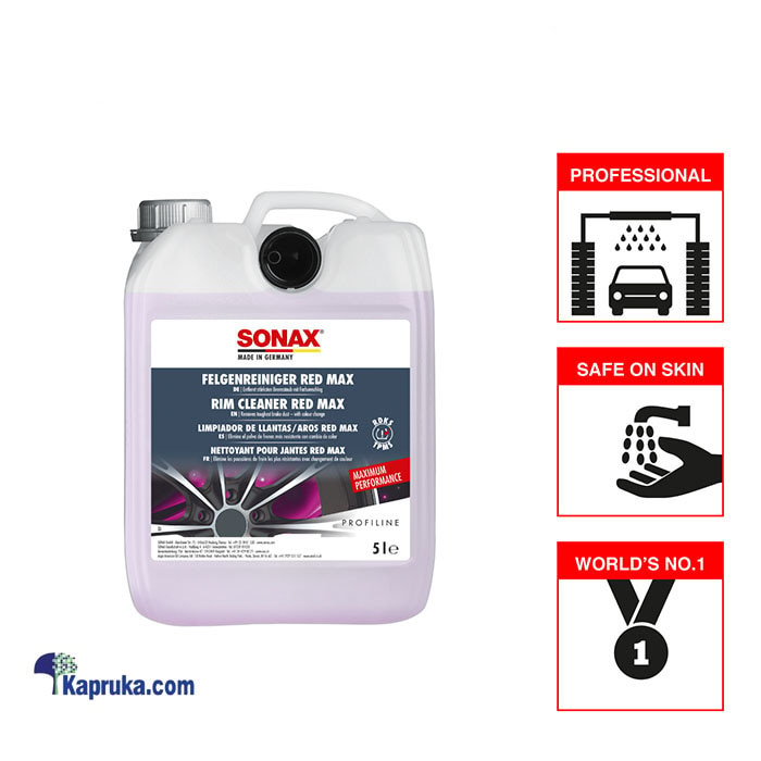SONAX Rim Cleaner Acid Free 5L Online at Kapruka | Product# automobile00102