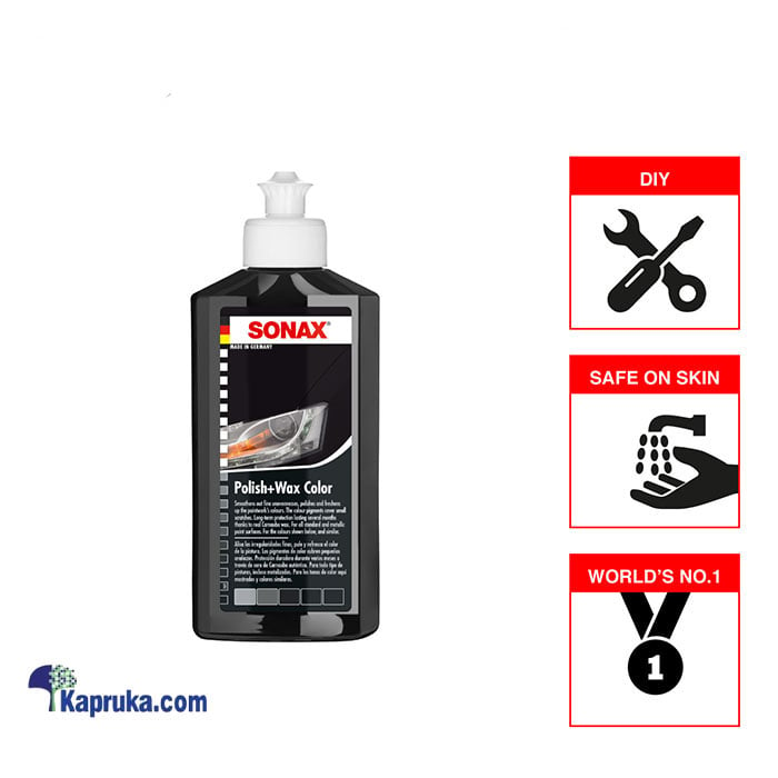 SONAX Polish Wax Color Black Contents 250ml Online at Kapruka | Product# automobile0093