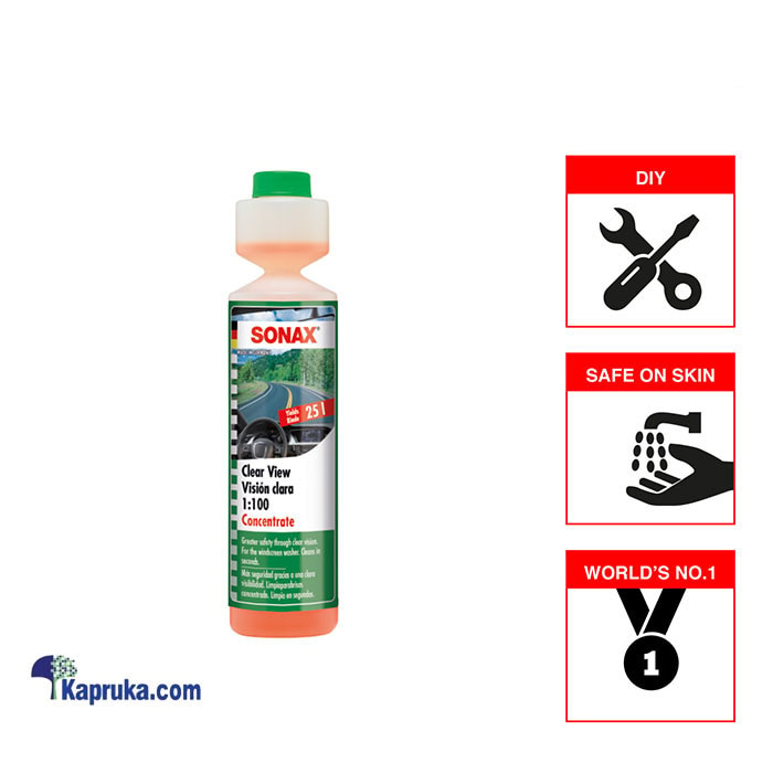 SONAX Clear View 1- 100 Concentrate 250ml Online at Kapruka | Product# automobile00104