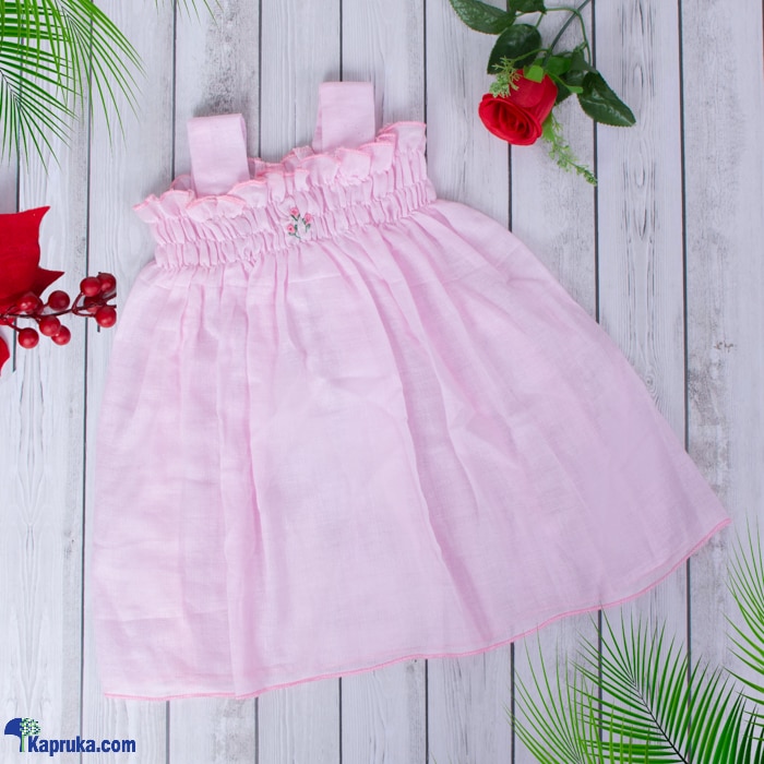 New Born Baby Girl Smocked Baby Dress - Pink Online at Kapruka | Product# babypack00758