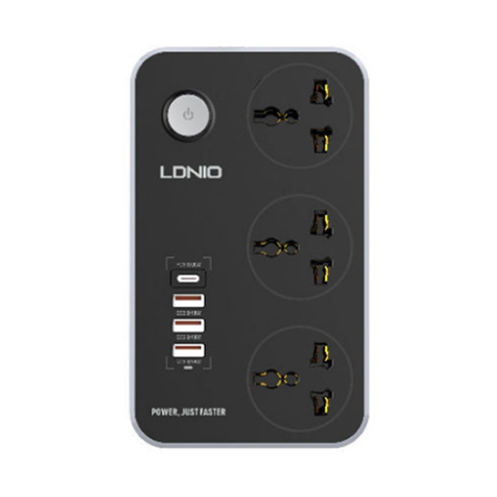 LDNIO SC3412 3 Power Socket 20W USB- C PD 3 USB QC3.0 Extension Power Cord Online at Kapruka | Product# elec00A4327
