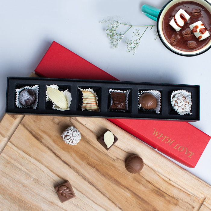 Kapruka With Love Chocolate Box - 6 Pieces Online at Kapruka | Product# chocolates00KA0096
