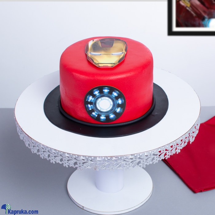 Iron Man Arc Reactor Cake Online at Kapruka | Product# cake00KA001378
