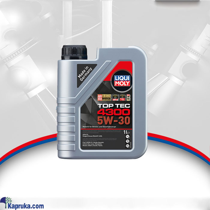 LIQUI MOLY PETROL/Diesel 1 l top tech 4300 fully synthetic 5w- 30 - 2323 Online at Kapruka | Product# automobile00131