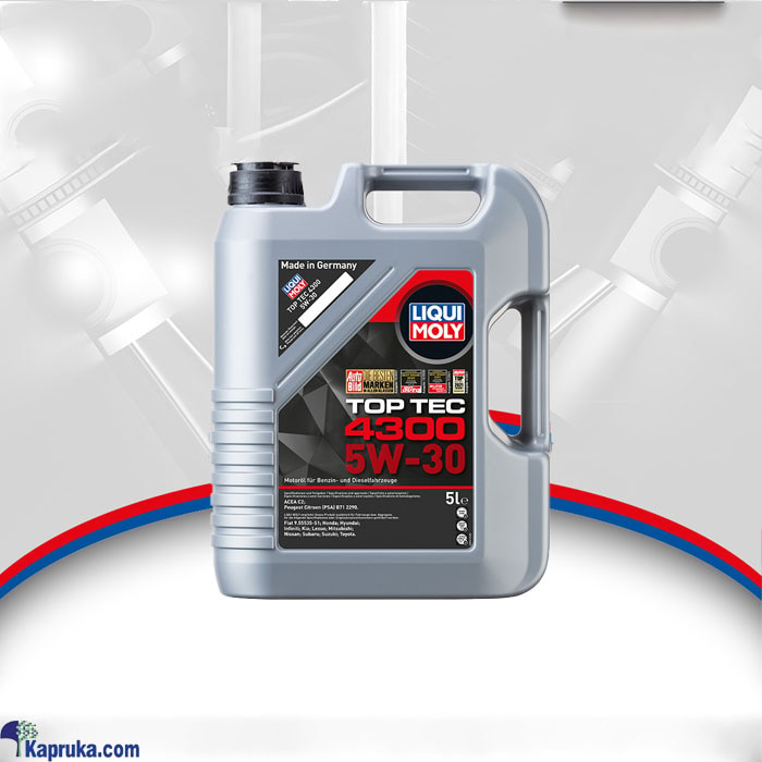 LIQUI MOLY PETROL/Diesel 5 l top tech 4300 fully synthetic 5w- 30  - 2324 Online at Kapruka | Product# automobile00132