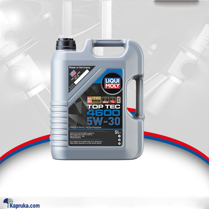LIQUI MOLY DIESEL/Petrol 5 l top tech 4600 fully synthetic 5w- 30 - 2316 Online at Kapruka | Product# automobile00140