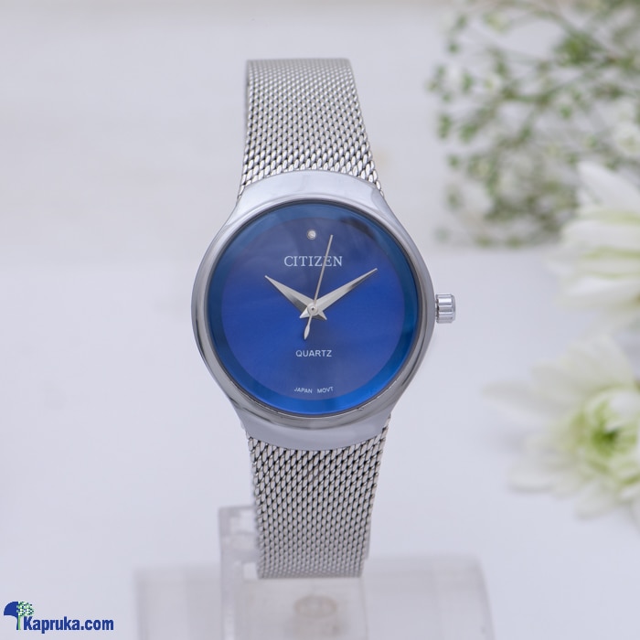 Citizen Ladies Blue Dial Silver Watch Online at Kapruka | Product# jewelleryW001180