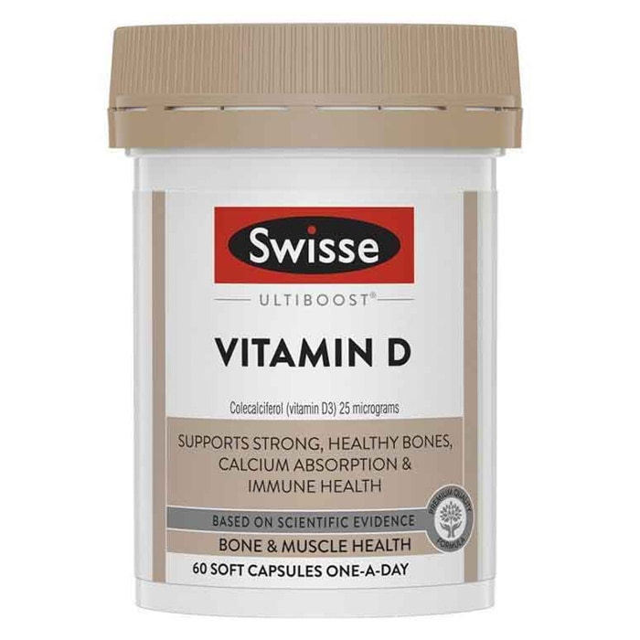Swisse Ultiboost Vitamin D 60 Caps Online at Kapruka | Product# pharmacy00426
