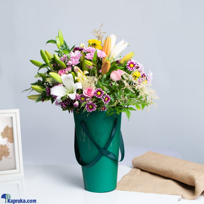 Floral Fantasy Blooms Vase Online at Kapruka | Product# flowers00T1345