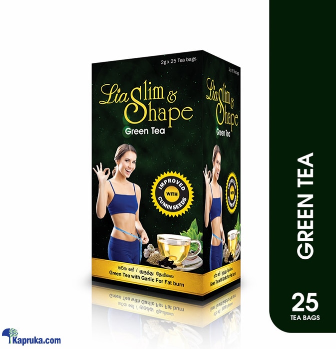 Lia Slim & Shape Green Tea (with Garlic For Fat Burn) - 2g X25s Online at Kapruka | Product# pharmacy00441