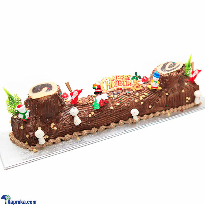 Sponge Yule Log (large) Online at Kapruka | Product# cakeSP00129