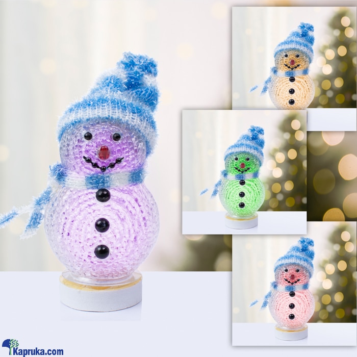 Snowman LED Light Deco - One USB Power Desk Mini LED Glowing Lights For Christmas Holiday Decoration Online at Kapruka | Product# elec00A4442