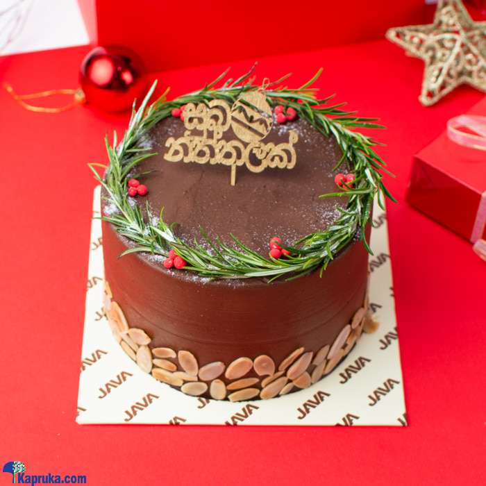 Java Almond Choco Vanilla Cake Online at Kapruka | Product# cakeJAVA00198