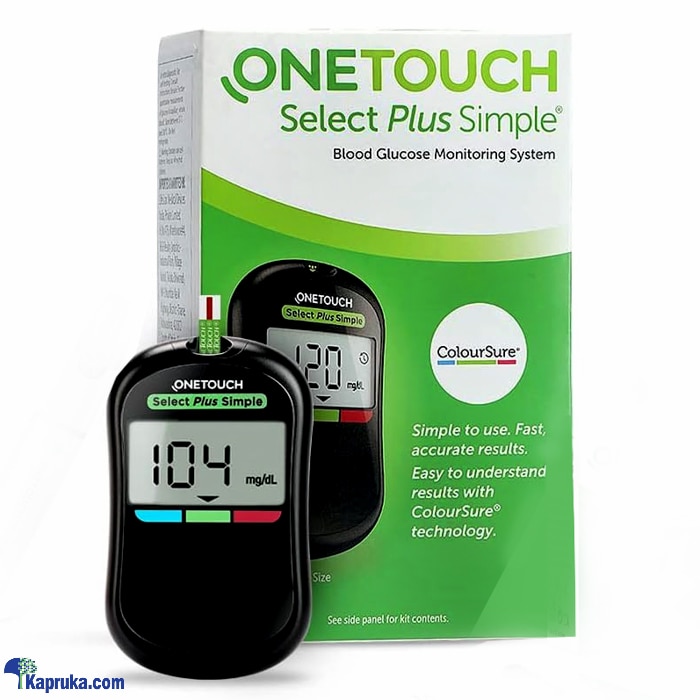ONE TOUCH SELECT PLUS SIMPLE METER BLOOD GLUCOSE MONITORING SYSTEM Online at Kapruka | Product# pharmacy00450