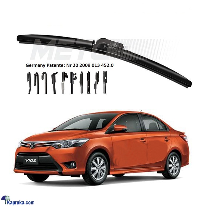 TOYOTA- VIOS, Original METO Soft Front Wiper Blade Pair (2pcs) - MFC- TOY- 6 Online at Kapruka | Product# automobile00337