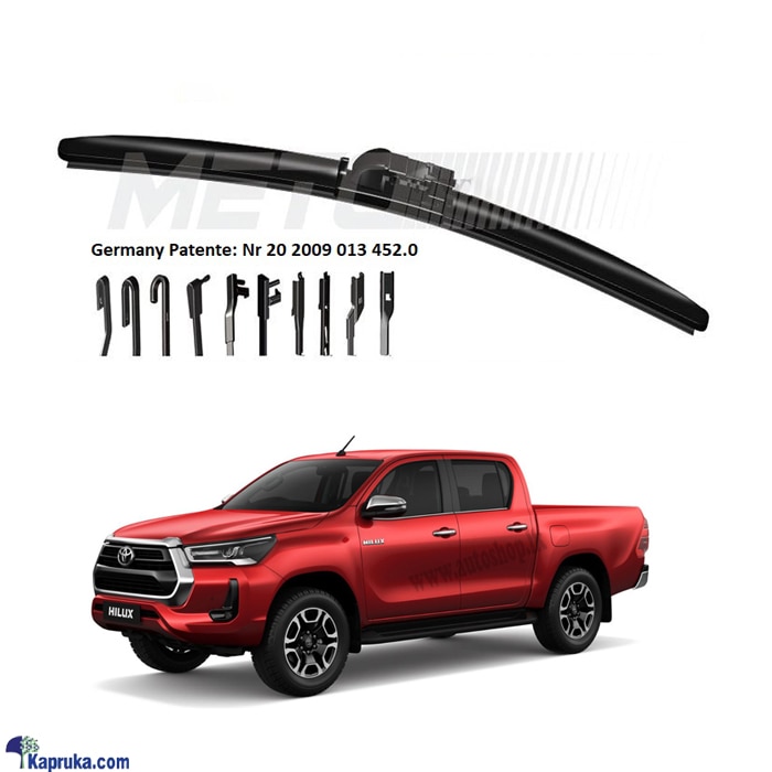 TOYOTA- HILUX, Original METO Soft Front Wiper Blade Pair (2pcs) - MFC- TOY- 11 Online at Kapruka | Product# automobile00335