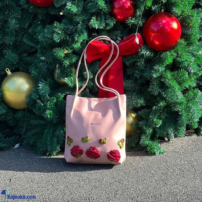 Ockult Artificial Flower Design Shoulder Square Girls Bag Adjustable Strap Shoulder Handbags Lady Online at Kapruka | Product# fashion003016