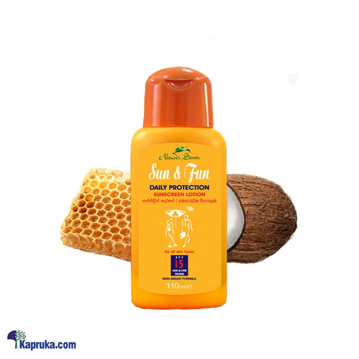 Nature's Secrets Sun And Fun Daily Protection Lotion - SPF 15 110ml Online at Kapruka | Product# cosmetics001034
