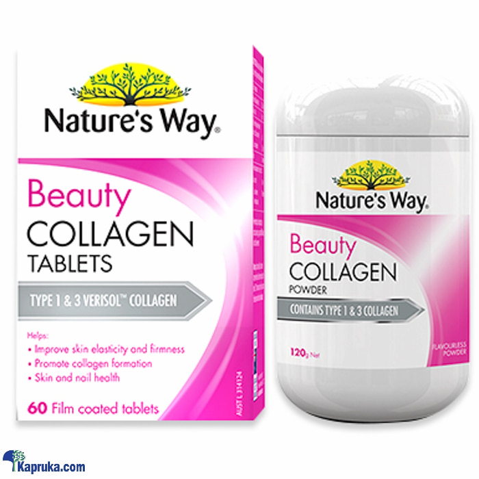 Nature's Way Beauty Collagen Tablets 60 Film Coated Tablets Online at Kapruka | Product# pharmacy00455