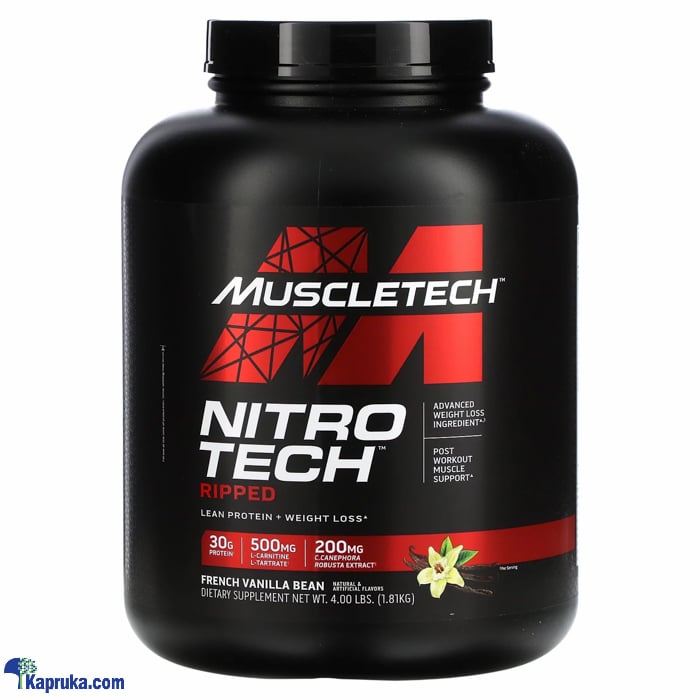 Muscletech Nitro Tech Ripped 4 Lbs Online at Kapruka | Product# pharmacy00461
