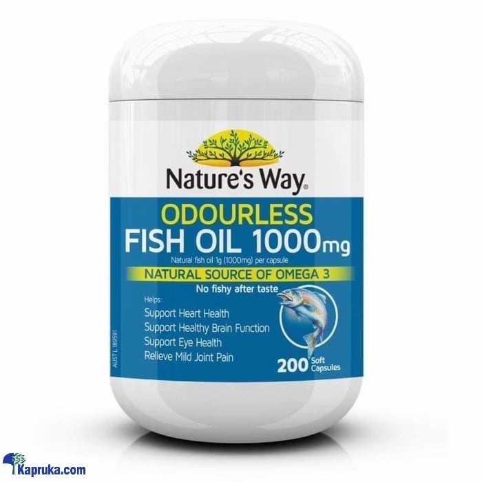 Nature's Way Odourless Fish Oil 1000mg 200 Capsules Online at Kapruka | Product# pharmacy00464
