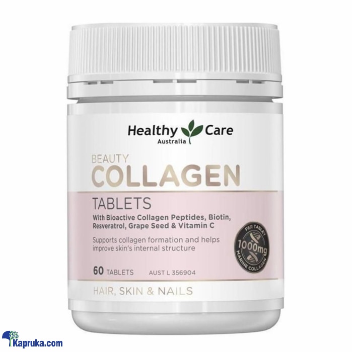 Healthy Care Beauty Collagen Tablets 60 Tablets Online at Kapruka | Product# pharmacy00465
