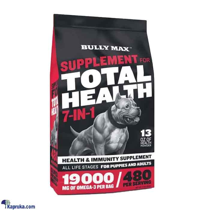 Bully max total health powder (dog protein powder) - 13 oz / 368 grams Online at Kapruka | Product# petcare00104