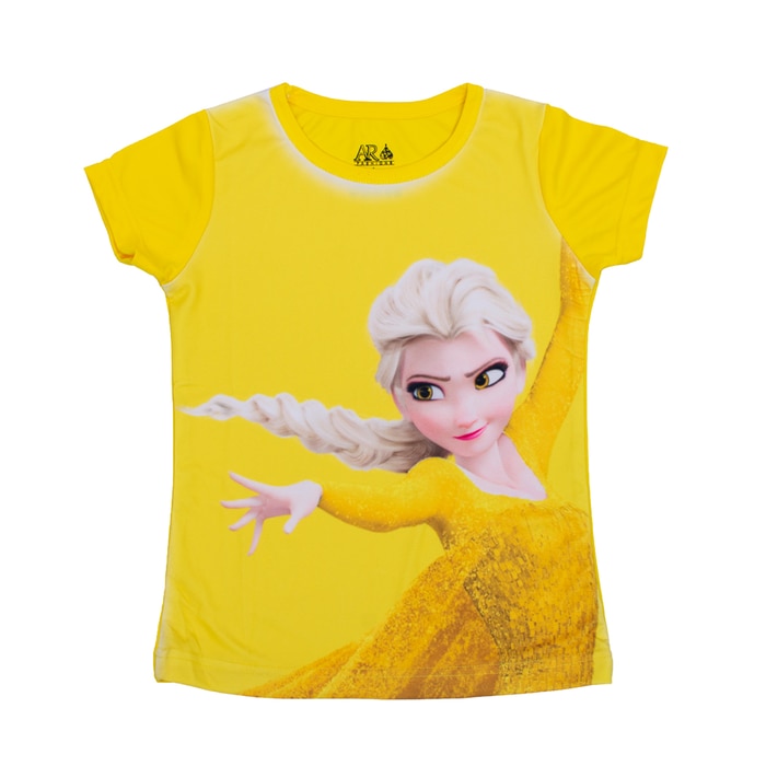 Frozen Kids T- Shirt- Yellow Online at Kapruka | Product# clothing06052