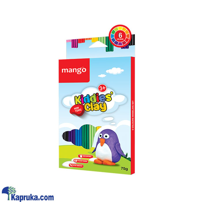 MANGO KIDDIES CLAY 6 COLOURS 75G PACK - BPFG0421 Online at Kapruka | Product# childrenP0940