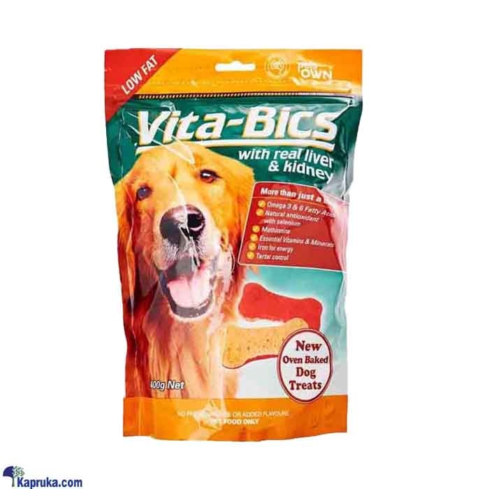 Vita Bics Liver And Kidney Oven Baked Dog Biscuit- 400g Online at Kapruka | Product# petcare00109