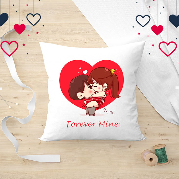 Forever Mine Cuddly Pillow - Gift For Love, Gift For Her Online at Kapruka | Product# softtoy00872