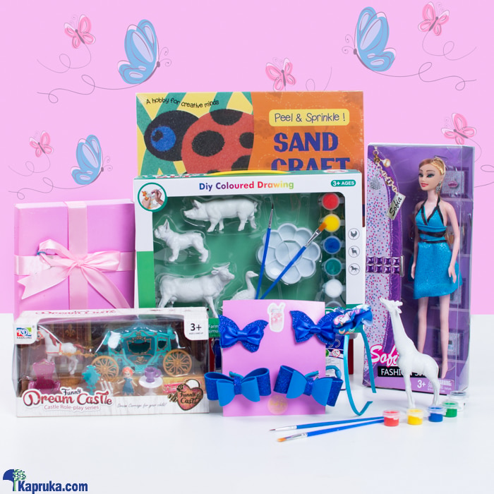 Dolly Jolly Gift Bundle, Birthday Gift Tower For Girls. Online at Kapruka | Product# kidstoy0Z1484