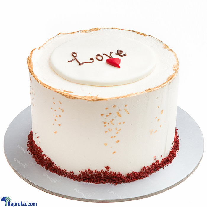 Sponge Valentine's Day Red Velvet Cake (small) Online at Kapruka | Product# cakeSP00137
