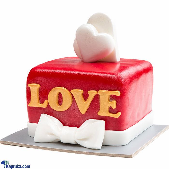 Sponge Valentine's Day Chocolate Cake (small) Online at Kapruka | Product# cakeSP00135