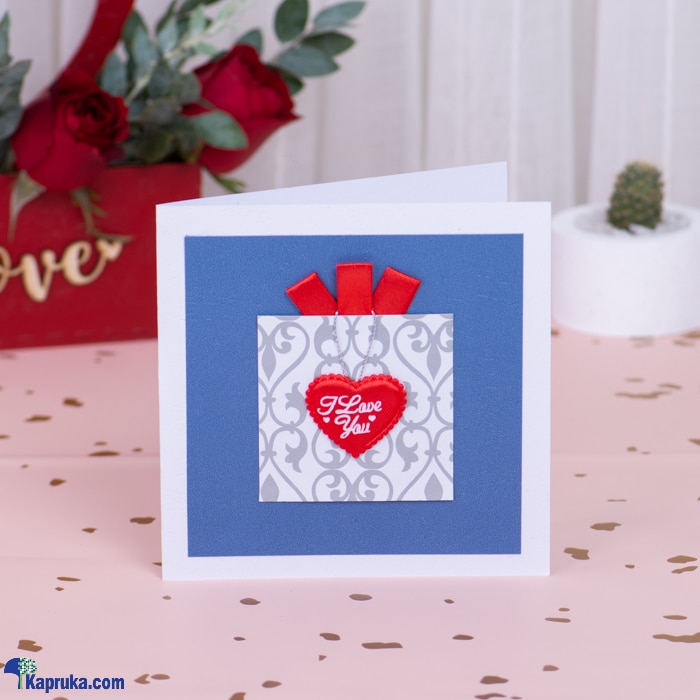 Love You' Hand Made Greeting Card For Anniversary, Valantines, Birthday Online at Kapruka | Product# greeting00Z2039